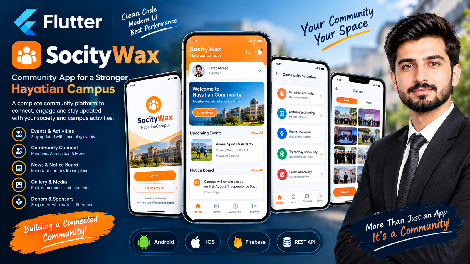 Mobile App Developer, flutter developer, Cross plateform
